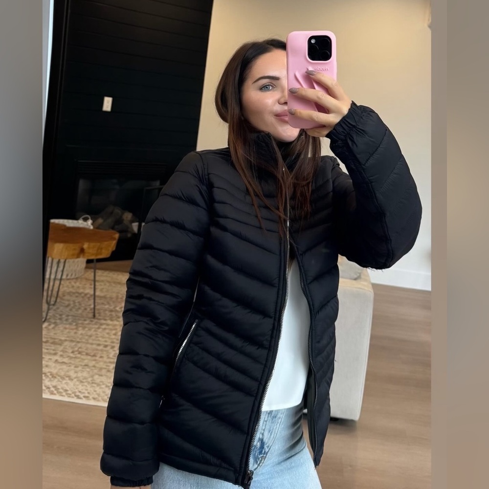 Women's Black Puffer Jacket